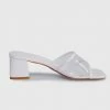 Milliotandco Shoes Earth Edit Hollie Open Toe Heels (White)