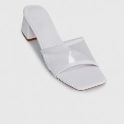 Milliotandco Shoes Earth Edit Hollie Open Toe Heels (White)