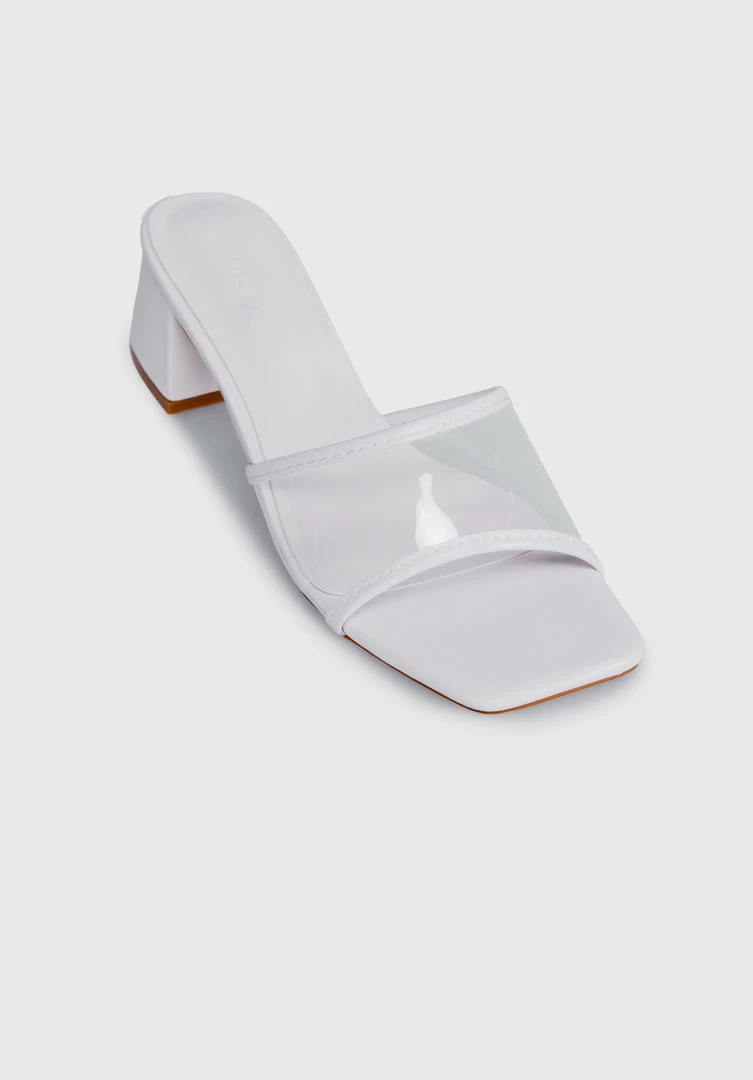 Milliotandco Shoes Earth Edit Hollie Open Toe Heels (White)