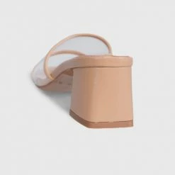 Milliotandco Earth Edit Hollie Open Toe Heels (Burlywood)