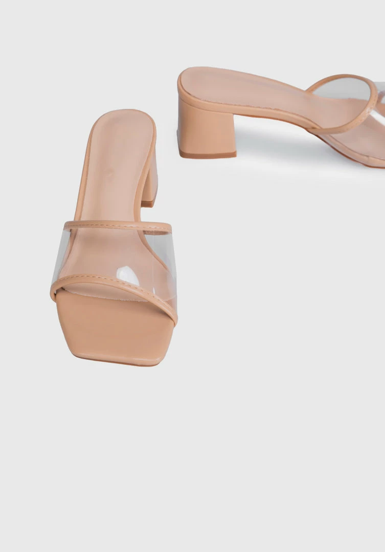 Milliotandco Earth Edit Hollie Open Toe Heels (Burlywood)