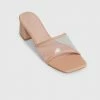 Milliotandco Earth Edit Hollie Open Toe Heels (Burlywood)