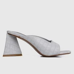 Milliotandco Nurita Harith Hanne Open Toe Heels (Smoke)