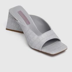 Milliotandco Nurita Harith Hanne Open Toe Heels (Smoke)