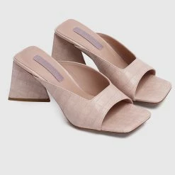 Milliotandco Nurita Harith Hanne Open Toe Heels (Nude)