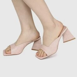 Milliotandco Nurita Harith Hanne Open Toe Heels (Nude)