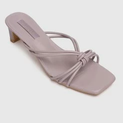 Milliotandco Nurita Harith Harriet Open Toe Heels (Thistle)