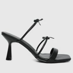 Milliotandco Shoes Katrina Open Toe Heels (Black)