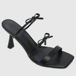 Milliotandco Shoes Katrina Open Toe Heels (Black)