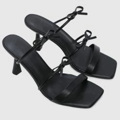 Milliotandco Shoes Katrina Open Toe Heels (Black)