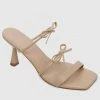 Milliotandco Katrina Open Toe Heels (Brown) Shoes