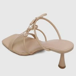 Milliotandco Katrina Open Toe Heels (Brown) Shoes