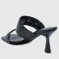 Milliotandco Jamie Open Toe Heels (Black)