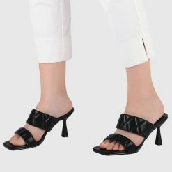 Milliotandco Jamie Open Toe Heels (Black)