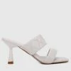 Milliotandco Jamie Open Toe Heels (White)