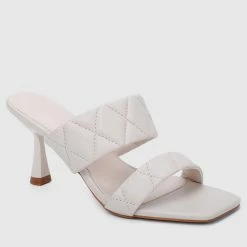 Milliotandco Jamie Open Toe Heels (White)