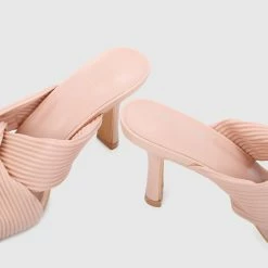 Milliotandco Sapphire Open Toe Heels (Nude) Shoes