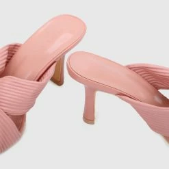 Milliotandco Sapphire Open Toe Heels (Pink) Shoes