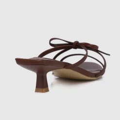 Milliotandco Shoes Nurita Harith Halyn Open Toe Heels (Pecan)