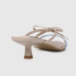 Milliotandco Shoes Nurita Harith Halyn Open Toe Heels (Beige)