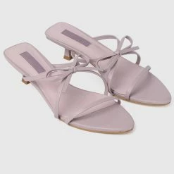 Milliotandco Nurita Harith Halyn Open Toe Heels (Thistle)