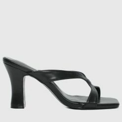 Milliotandco Helen Open Toe Heels (Black)