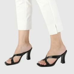 Milliotandco Helen Open Toe Heels (Black)