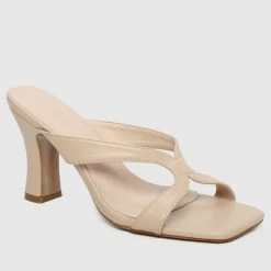 Milliotandco Shoes Helen Open Toe Heels (Nude)