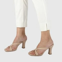 Milliotandco Shoes Helen Open Toe Heels (Nude)
