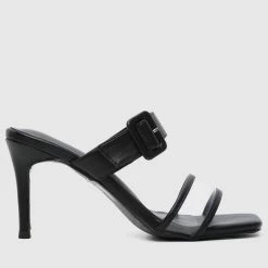 Milliotandco Calida Open Toe Heels (Black)