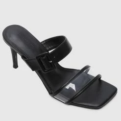 Milliotandco Calida Open Toe Heels (Black)