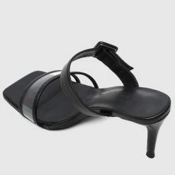 Milliotandco Calida Open Toe Heels (Black)