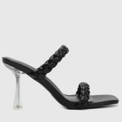 Milliotandco Isleen Open Toe Heels (Black) Shoes