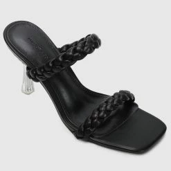 Milliotandco Isleen Open Toe Heels (Black) Shoes