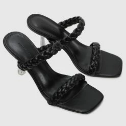 Milliotandco Isleen Open Toe Heels (Black) Shoes