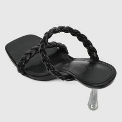 Milliotandco Isleen Open Toe Heels (Black) Shoes