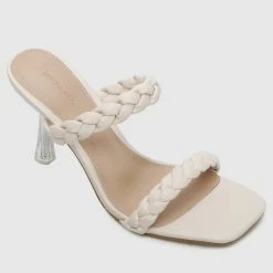 Milliotandco Shoes Isleen Open Toe Heels (White)