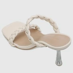 Milliotandco Shoes Isleen Open Toe Heels (White)