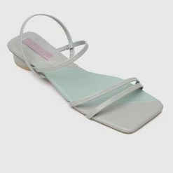 Milliotandco Nurita Harith Huda Open Toe Heels (Sea Green) Shoes