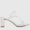 Milliotandco Gay Open Toe Heels (White)