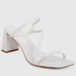 Milliotandco Gay Open Toe Heels (White)