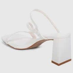 Milliotandco Gay Open Toe Heels (White)