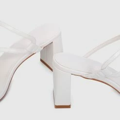 Milliotandco Gay Open Toe Heels (White)