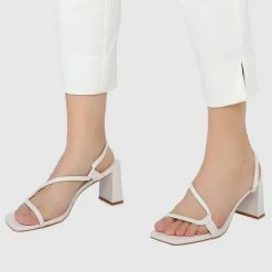Milliotandco Gay Open Toe Heels (White)