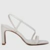 Milliotandco Fiona Open Toe Heels (White)