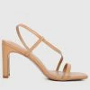 Milliotandco Shoes Fiona Open Toe Heels (Burlywood)
