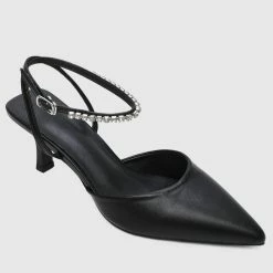 Milliotandco Caris Pointed Toe Heels (Black)