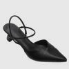Milliotandco Cora Pointed Toe Heels (Black)