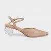 Milliotandco Earth Edit Elyzabeth Pointed Toe Heels (Burlywood)