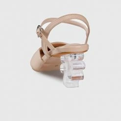 Milliotandco Earth Edit Elyzabeth Pointed Toe Heels (Burlywood)